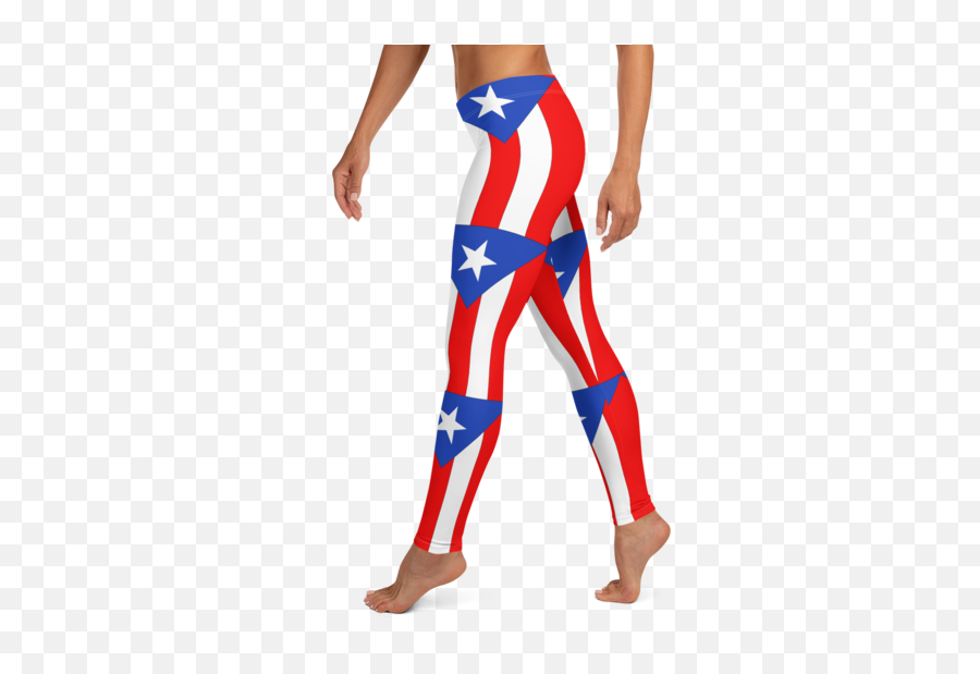 Puerto Rico Flag Pattern Leggings U2013 Boricuacom - Elsa Frozen 2 Leggings Png,Puerto Rican Flag Png