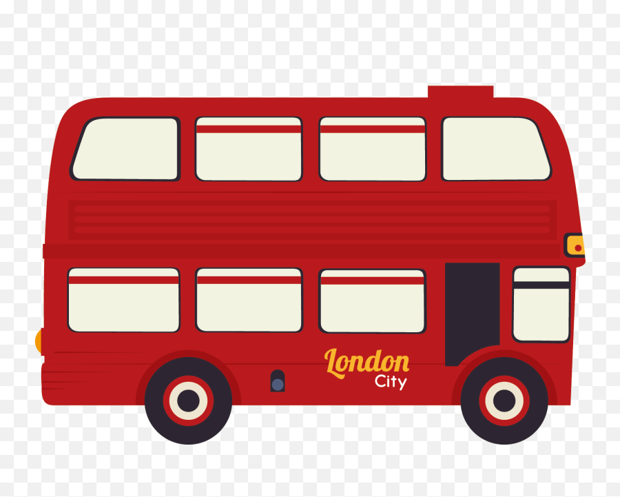 London Buses Double - Decker Bus Cartoon Images Double Double Decker Bus Cute Cartoon Png,Bus Png
