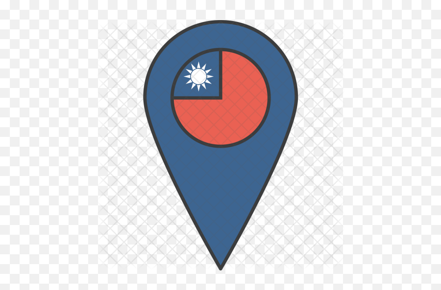 Taiwan Flag Icon - Vertical Png,Taiwan Png