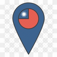 Taiwan Flag Icon - Vertical Png,Taiwan Png