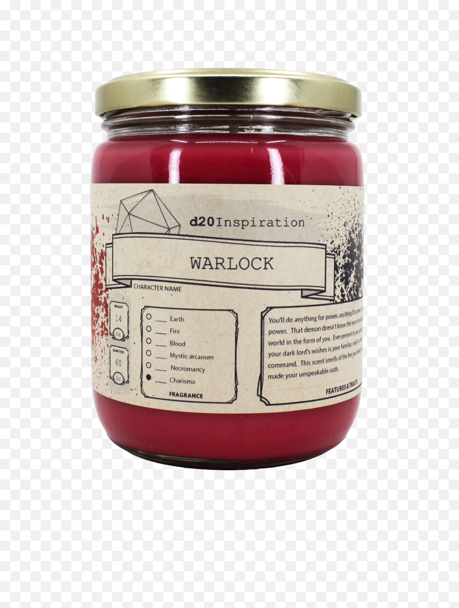 Warlock Rpg Gaming Soy Candle - Paste Png,Warlock Png