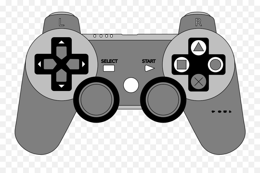 Joystick Playstation Console Entertainment - Joystick Controle Playstation Vetor Png,Playstation Transparent