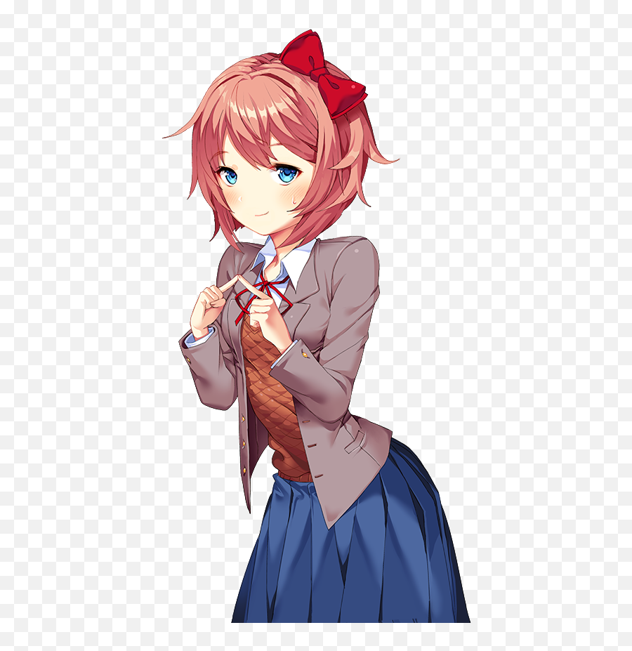 Lenny Face - Doki Doki Literature Club Sayori Png Png Doki Doki Sayori Png,Doki Doki Literature Club Png