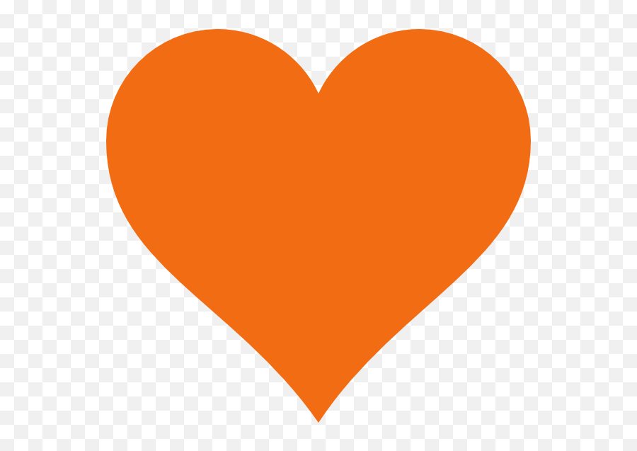 Free Orange Heart Transparent Download - Transparent Background Orange Heart Png,Orange Heart Png