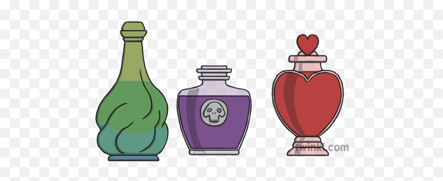 Potions X 3 Illustration - Twinkl Barware Png,Potions Png