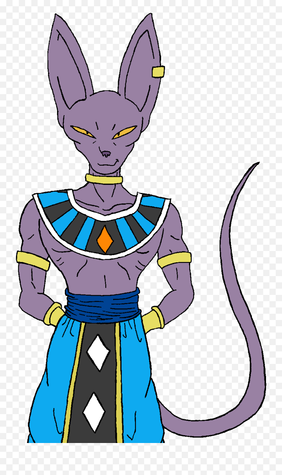 Anger Clipart Hostility - Beerus Drawing Png Download Easy Lord Beerus Drawing,Beerus Transparent