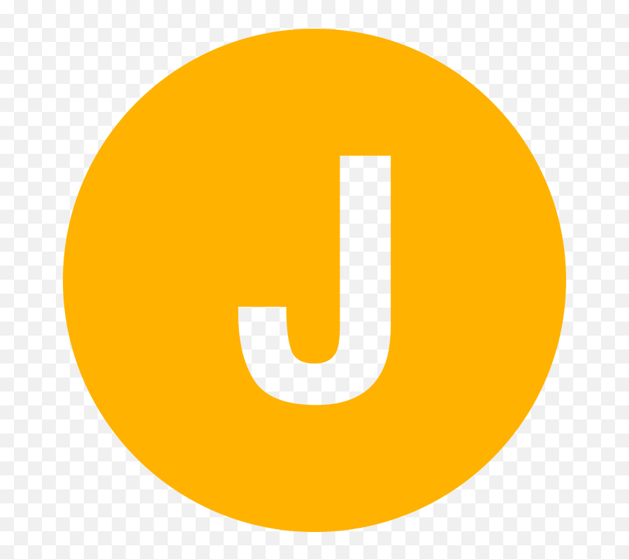 Eo Circle Amber Letter - J Icon For Google Png,Letter J Png