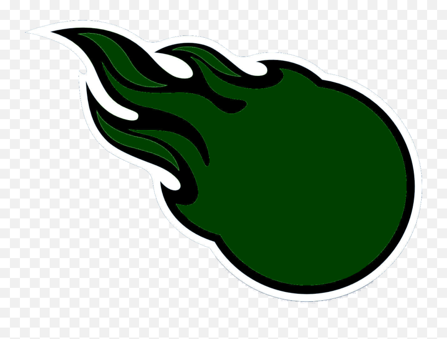 Comets Logo Green Cut Free Images - Vector Green Comet Clipart Png,Public Domain Logo