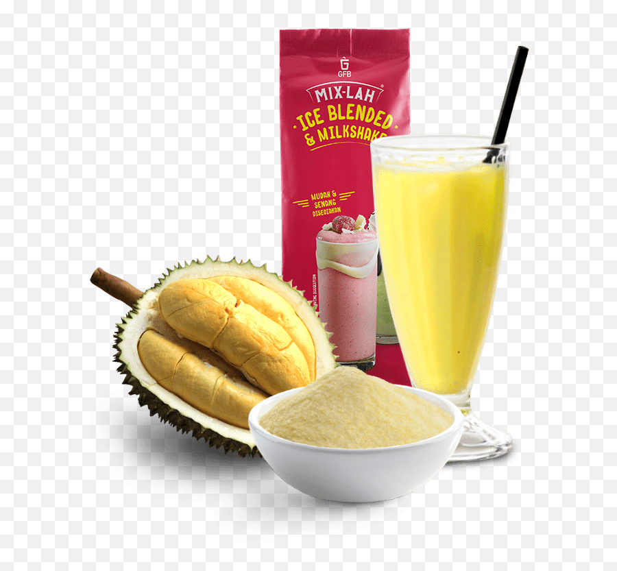 Durian Ice Blended And Milkshake - Ice Blend Coconut Milk Png,Durian Png