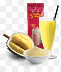 Durian Ice Blended And Milkshake - Ice Blend Coconut Milk Png,Durian Png