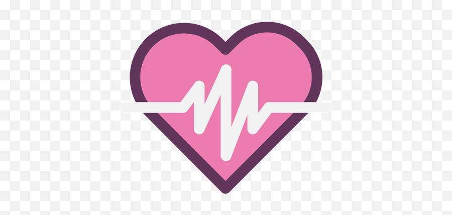 Heartbeat Icon Of Colored Outline Style - Heart Hospital Icon Vector Png,Heart Beat Icon
