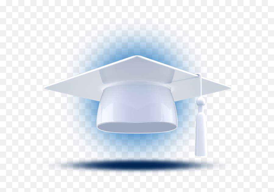 Download Hd White Graduation Hat Png - White Graduation Cap 3d White Graduation Cap,Graduation Cap Png