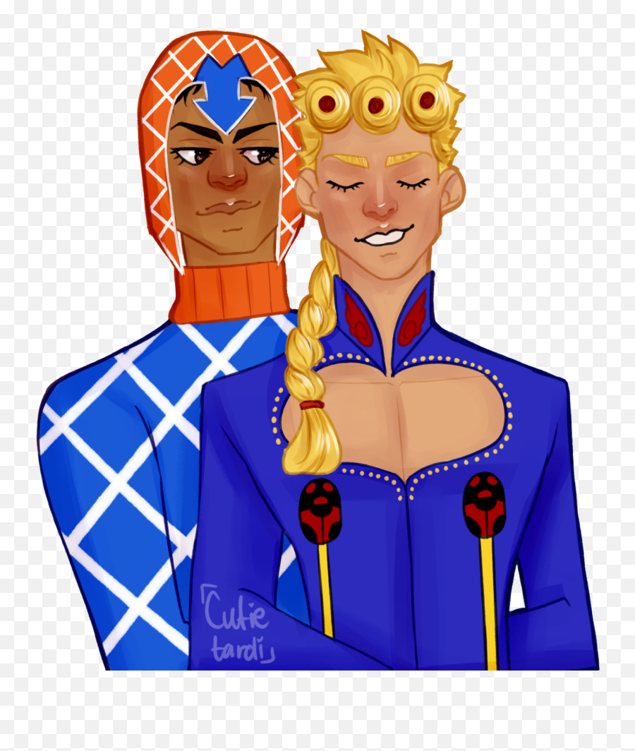 Download Giorno Giovanna Guido Mista Giomis Jjba Vento Aureo - Cartoon Png,Giorno Png