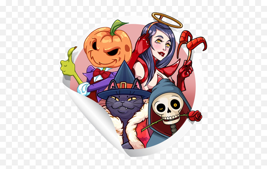 Whatsapp Stickers - Halloween 10 Download Android Apk Aptoide Stickers Whatsapp Halloween Png,Whatsapp Icon Art