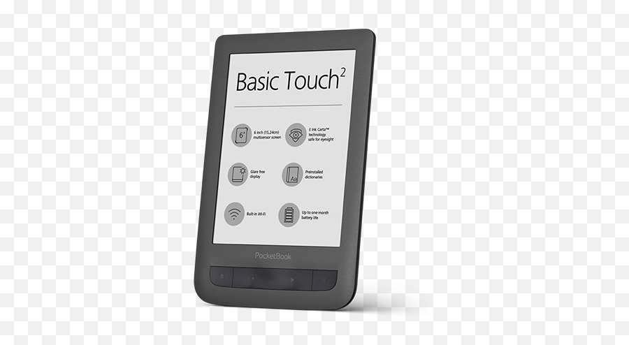 Pocketbook Represents Basic Touch 2 With 6 - Inch E Pocketbook Touch Lux 3 Grey Png,Carta Png