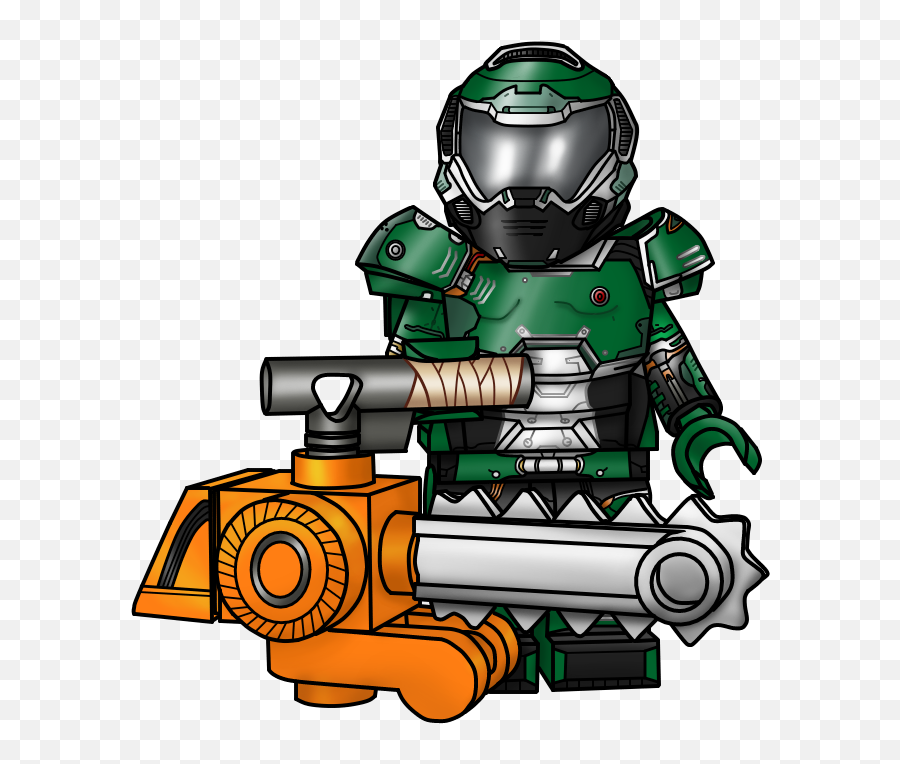 Doometernal - Lego Doomguy Custom Minifigure Png,Doom Guy Icon