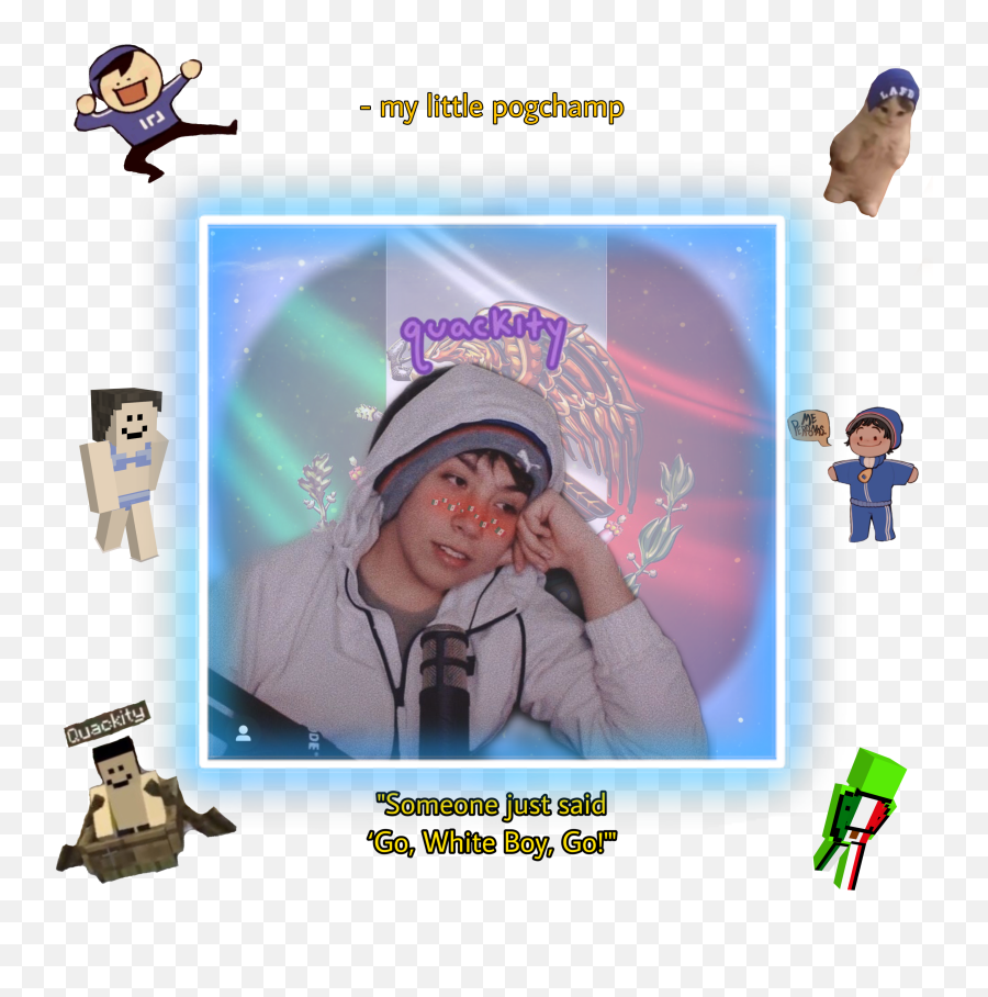 The Most Edited Quackityhqedit Picsart - Fictional Character Png,Pogchamp Icon