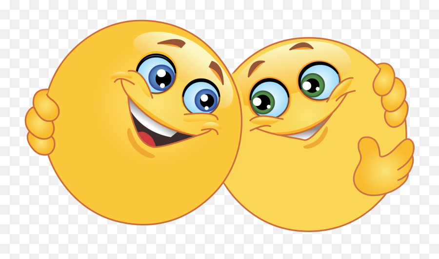 Hugging Friends Emoji Decal - Sharing Emoji Png,Hugging Icon