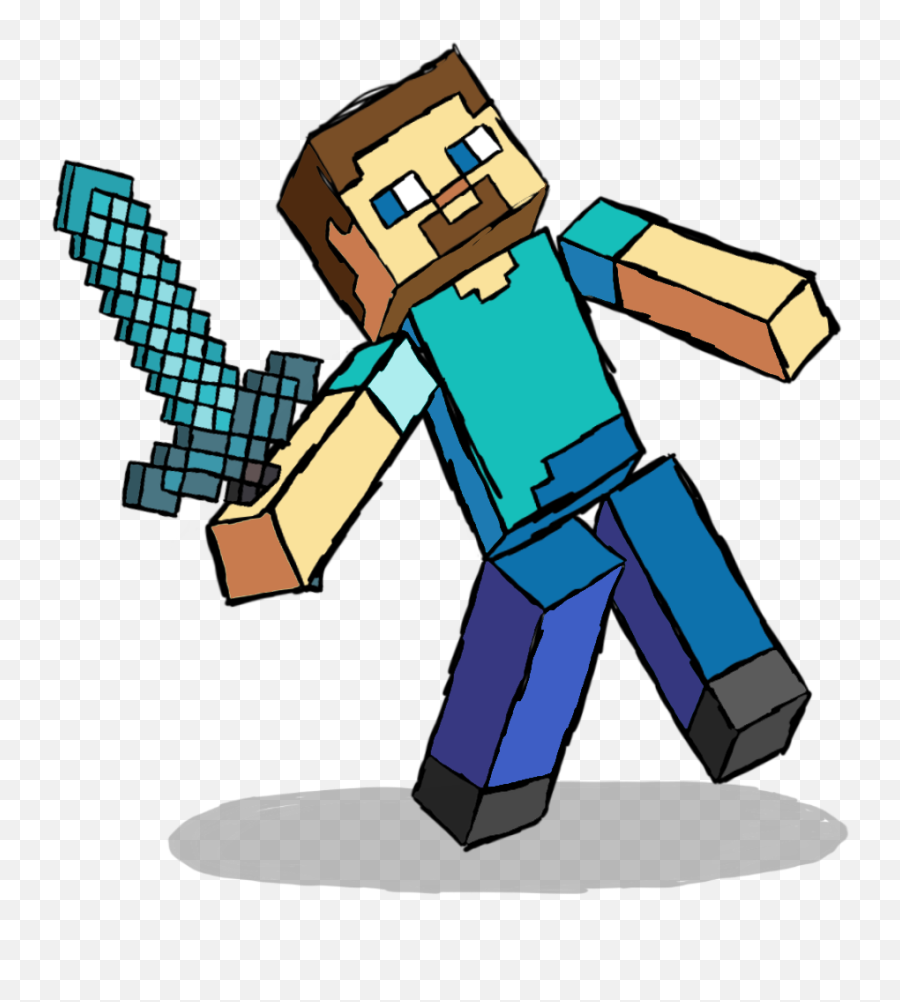 Minecraft - Fictional Character Png,Minecraft Steve Icon