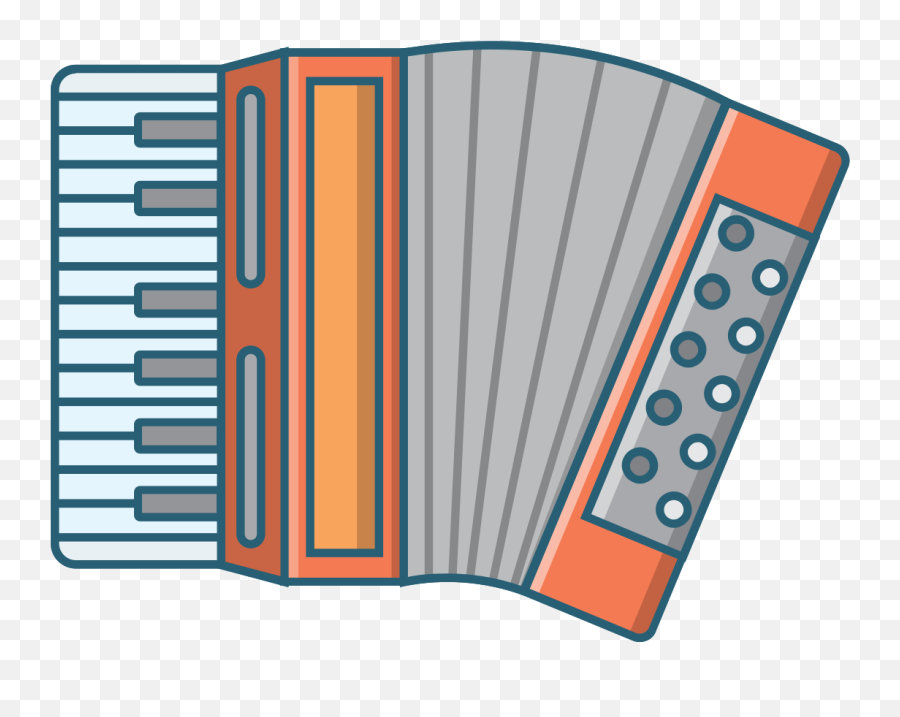 Free Music Instrument Line Icon Accordion 1206594 Png With - Accordionist,Linea Icon