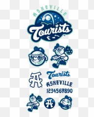 Asheville Tourists Logos By Brandiose Sports Design - Baseball png