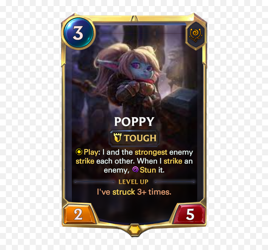 4 Yordle Champion Cards Theorycrafted For Loru0027s Bandlewood - Poppy Lol Png,Destiny 2 Icon Legend