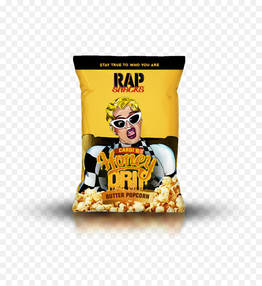 Cardi B - Rap Snacks Cardi B Honey Drip Popcorn Cardi B Rap Snacks Png,Cardi B Png