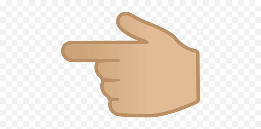 Backhand Index Pointing Left Medium - Light Skin Tone Emoji Gif Finger Pointing Left Png,Pointer Finger Icon
