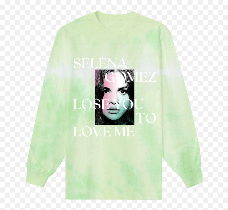 Lose You To Love Me Tie Dye Long Sleeve Digital Album - Selena Gomez Lose You To Love Me Png,Selena Png