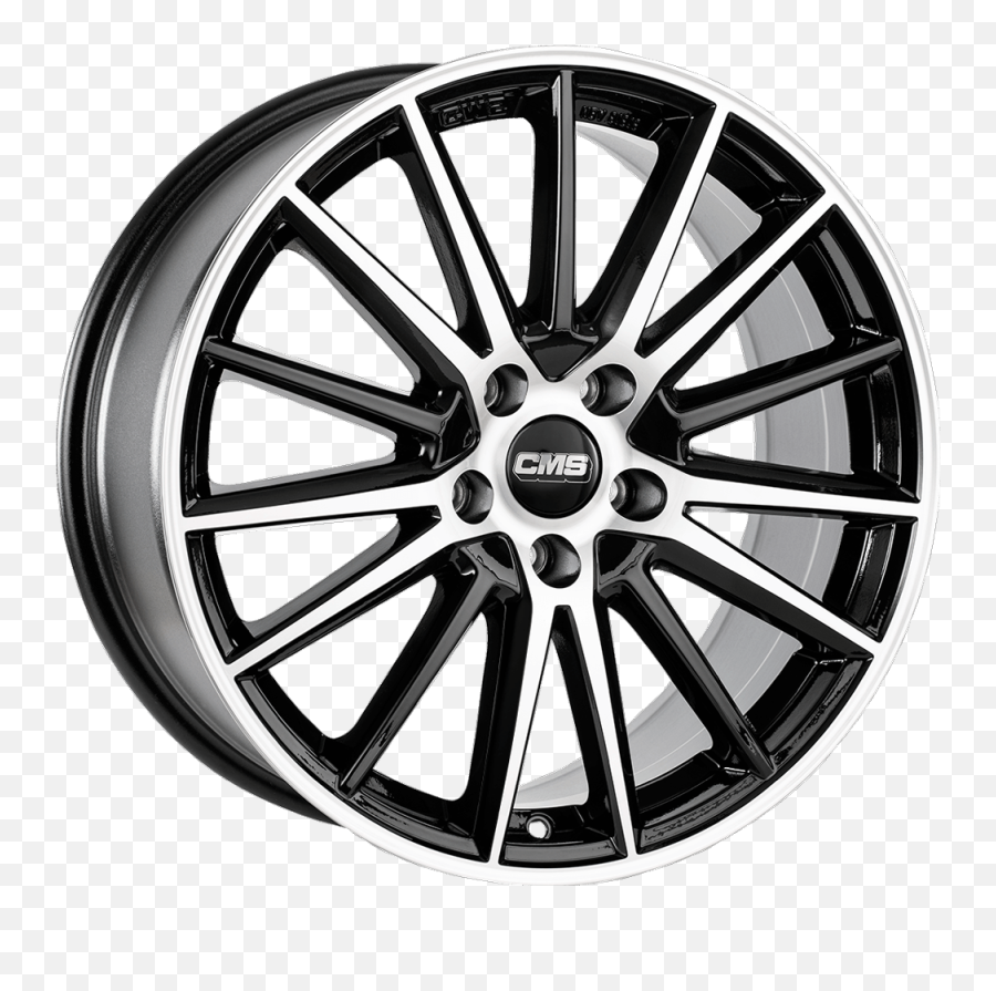 Cms C23 Diamond Black Gloss Velgen - Velgenshopnl C23 Diamond Rim Black Png,Aez Icon 5 Alloy Wheels