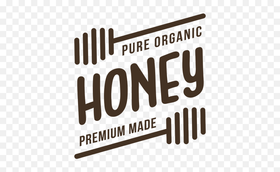 Organic Pure Premium Honey Badge - Transparent Png U0026 Svg Poster,Honey Transparent