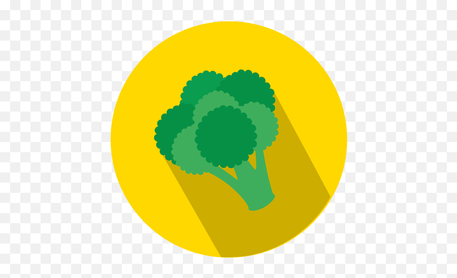 Broccoli Flat Circle Icon - Transparent Png U0026 Svg Vector File Icone De Pimentao Verde,Broccoli Transparent