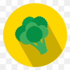 Broccoli Flat Circle Icon - Transparent Png U0026 Svg Vector File Icone De Pimentao Verde,Broccoli Transparent