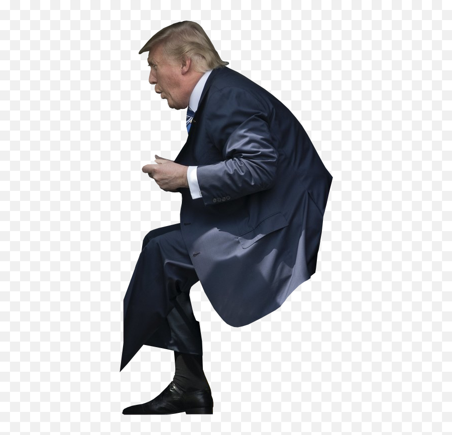 Donald Trump Sitting Transparent - Cutout Donald Trump Png,Donald Trump Transparent Background