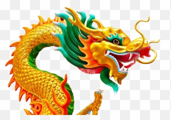 Chinese Dragon Png Background - White