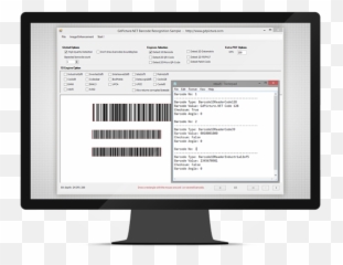 Gdpicture 1d Barcode Reader And Generator Plugin For - Computer Monitor png