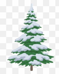 Christmas Tree Drawing With Snow Png - Muñeco De Nieve De Navidad,Snowy Tree Png