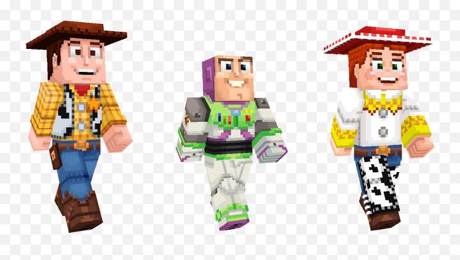 Toy Story Mash - Minecraft Toy Story Skins Png,Woody And Buzz Png