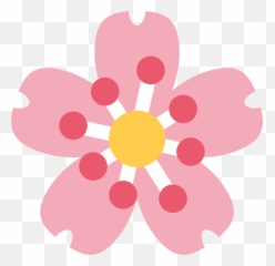 Flower Emoji Meaning With Pictures - Cherry Blossom Emoji Png,Flower Emoji Png