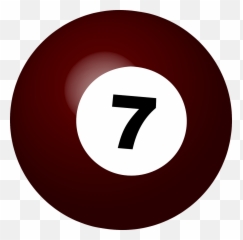 Pool Ball Number 7 Sphere - Free Vector Graphic On Pixabay Circle Png,Number 7 Png