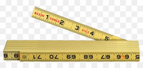 Fiberglass Folding Rule Inside Reading - 9106 Klein Patch png