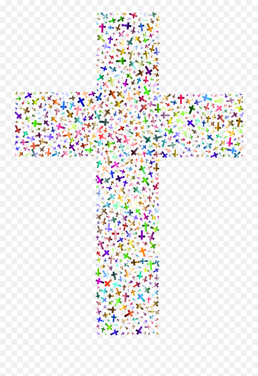 Download Jesus Christ Cross Crucifix Png Image - Transparent Colorful Cross Transparent Background,Jesus Christ Transparent
