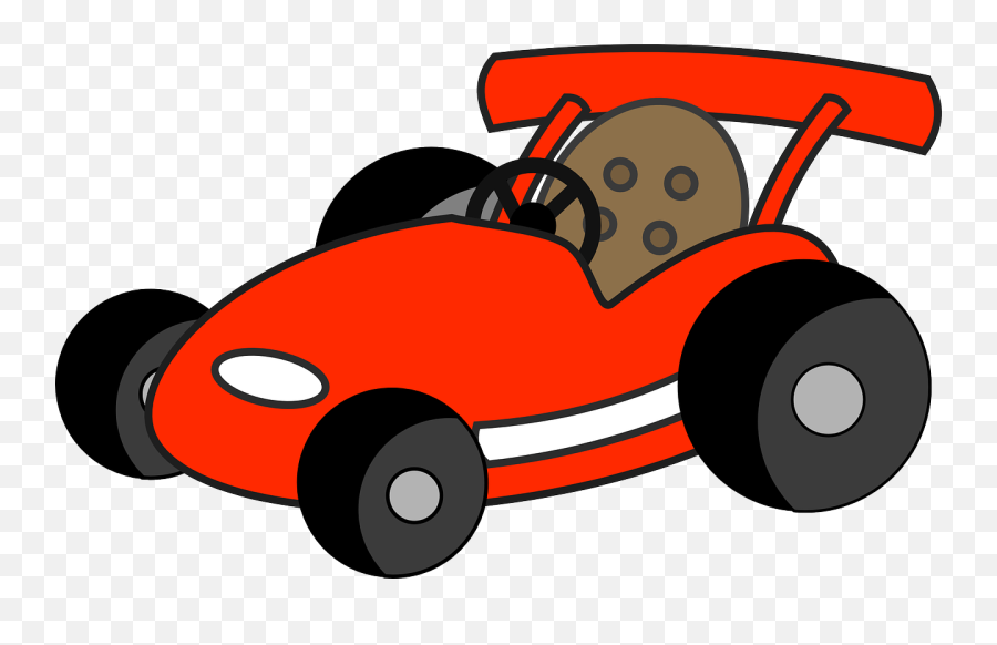 Mario Kart Car Clipart - Cartoon Go Kart Clip Art Png,Mario Kart Png
