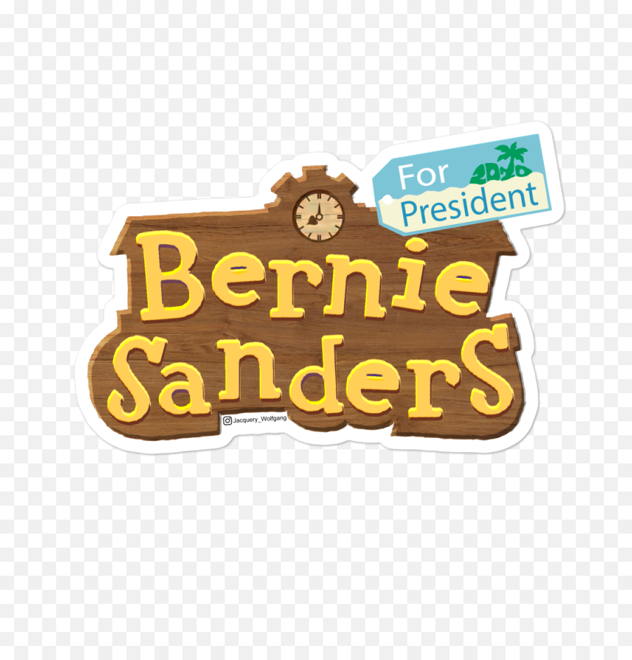 Download Bernie Sanders For President 2020 Animal Crossing - Logo Animal Crossing New Horizon Transparent Png,Bernie Png