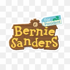 Download Bernie Sanders For President 2020 Animal Crossing - Logo Animal Crossing New Horizon Transparent Png,Bernie Png