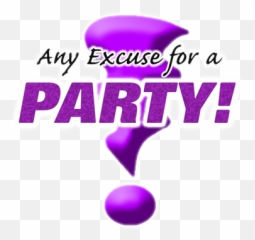 Party Services Any Excuse For Fairfield Nj - Graphic Design png