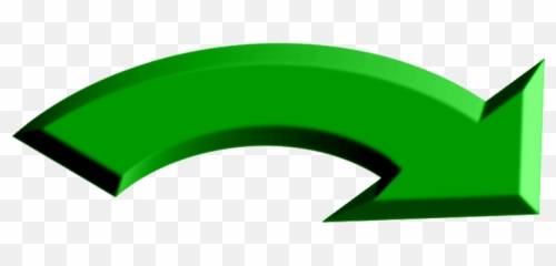 Edupic Other Drawings Main - Transparent Curved Green Arrow png