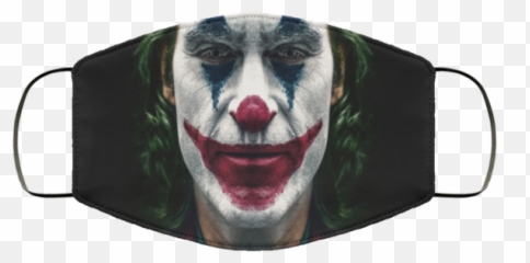 Joker Face Mask Reusable Washable - Qfinder Trending Elephant Face Mask Png,Joker Mask Png