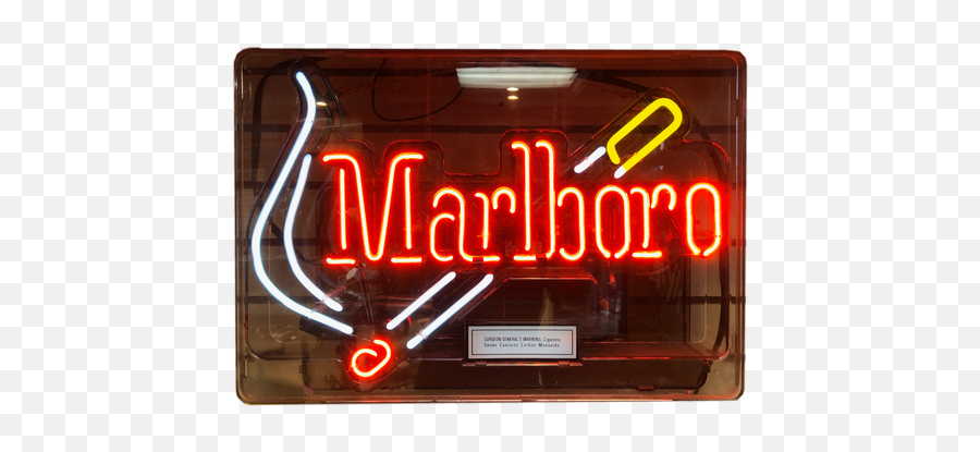 Marlboro Neon Sign - Neon Sign Png,Neon Sign Png