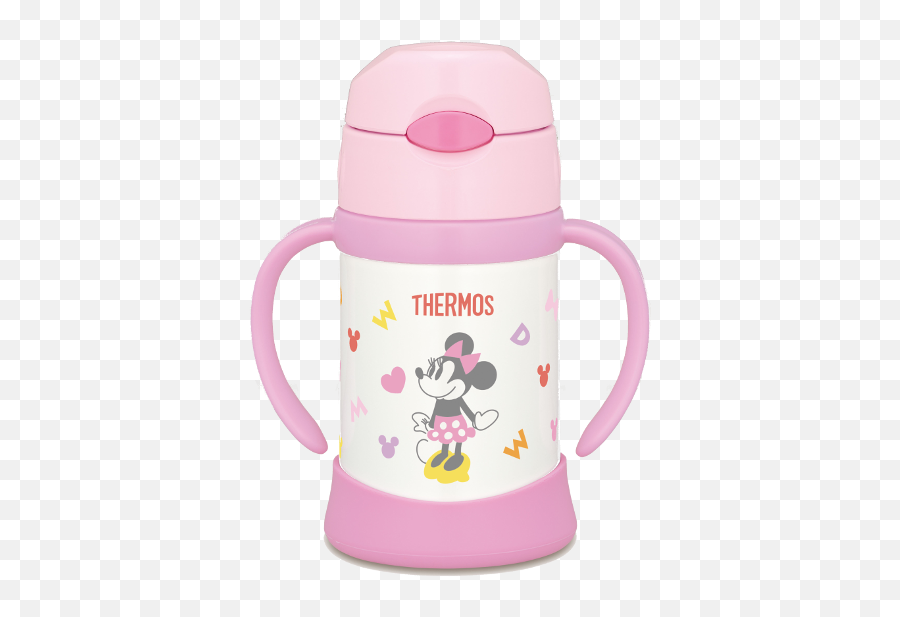 Thermos Straw Bottle Fhi - 250ds Disney Junior Minnie Vacuum Flask Png,Minnie Mouse Pink Png